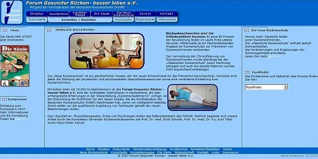 Bild: Forum Gesunder Rücken – besser leben e.V. baut Website aus