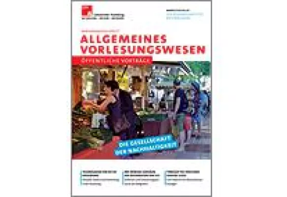 Bild: Allgemeines Vorlesungswesen startet im Oktober mit 38 öffentlichen Vorlesungsreihen