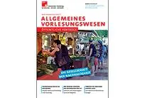 Allgemeines Vorlesungswesen startet im Oktober mit 38 öffentlichen Vorlesungsreihen Bild: Allgemeines Vorlesungswesen startet im Oktober mit 38 öffentlichen Vorlesungsreihen