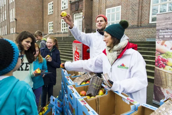 Tag des Deutschen Apfels: Ein Engagement, das Schule macht Bild: Tag des Deutschen Apfels: Ein Engagement, das Schule macht