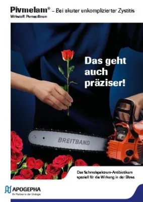 Bild: Schmittgall HEALTH und APOGEPHA gestalten den Jahresauftakt 2018 aufmerksamkeitsstark mit Rosen und Kettensäge