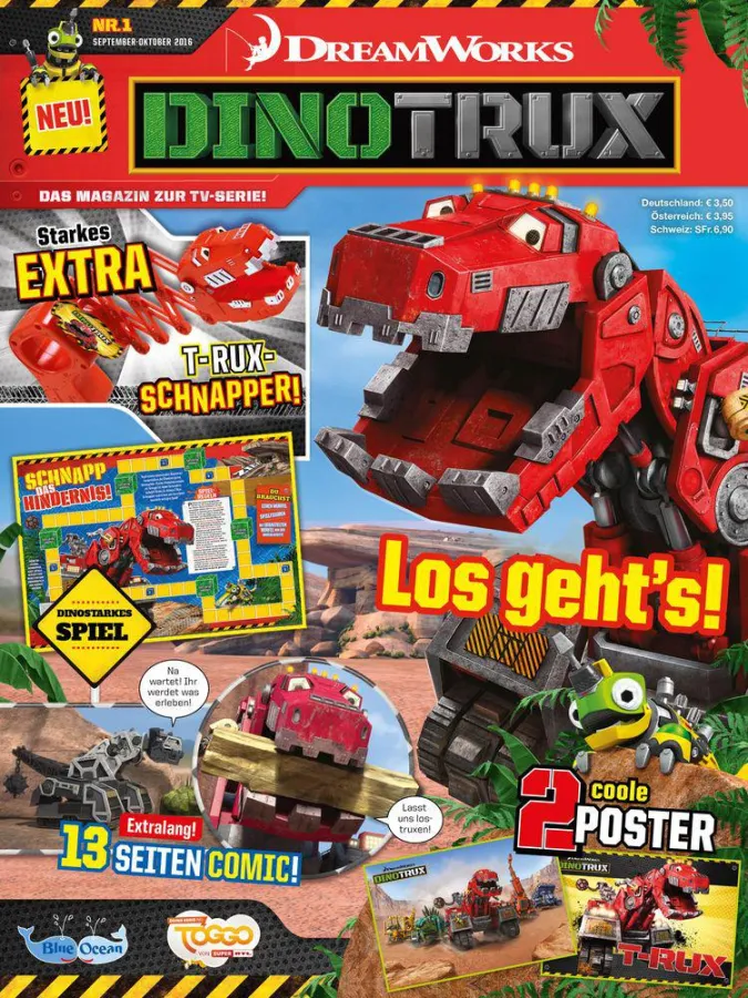 Die DINOTRUX machen den Kiosk unsicher