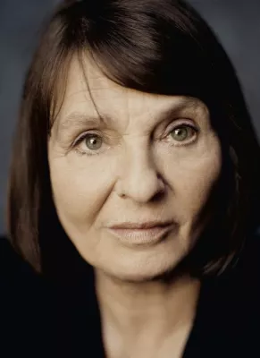 Bild: Pascale Hugues ("Mon Berlin"/ Tagesspiegel) im Gespräch mit Monika Maron (Buchautorin)