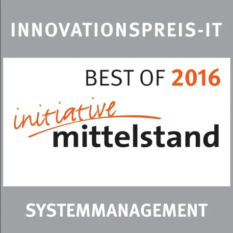 Bild: QuickHMI gewinnt INNOVATIONSPREIS-IT 2016 der „Initiative Mittelstand“
