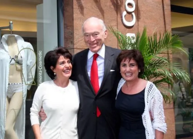 Bild: Amenta Cosmetic bekam Besuch von Leonard Lauder