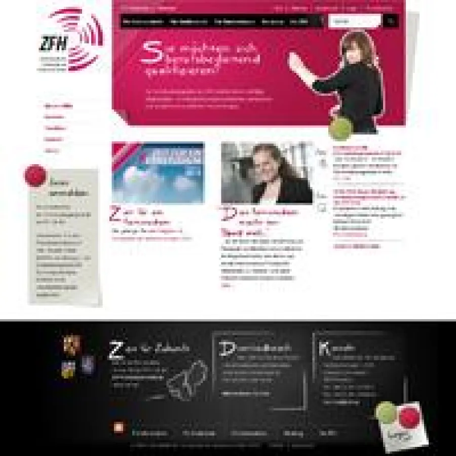 Neuer ZFH-Webauftritt