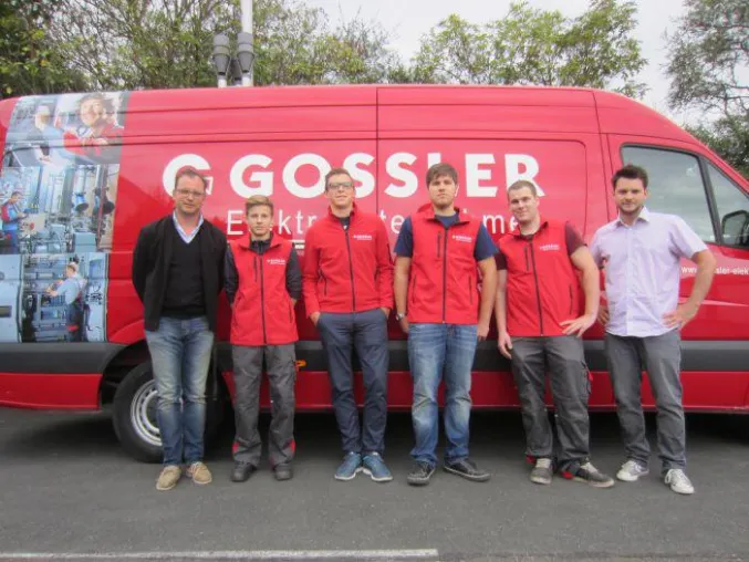 Bild: Gossler Elektrounternehmen GmbH stellt 5 neue Azubis ein