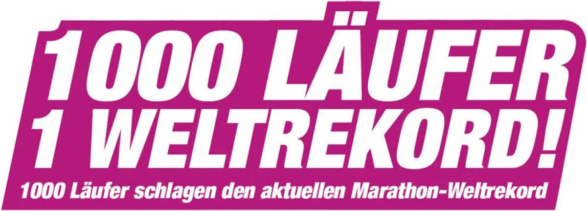 Am Wochenende können sich Laufbegeisterte am Weltrekordversuch beteiligen