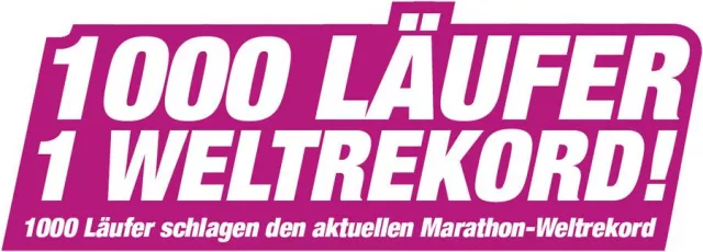 Bild: 1.000 Läufer knacken den Weltrekord mit RUNNERS POINT und SKINS