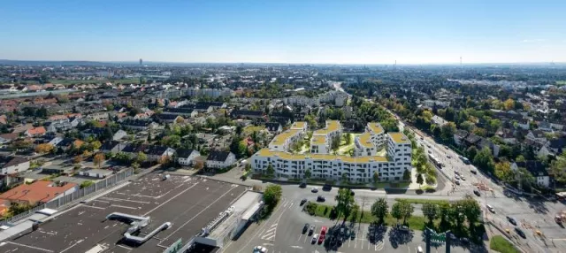 Bild: PROJECT startet Verkauf für Gebäudekomplex mit 135 Wohnungen in der Wilhelmshavener Straße in Nürnberg