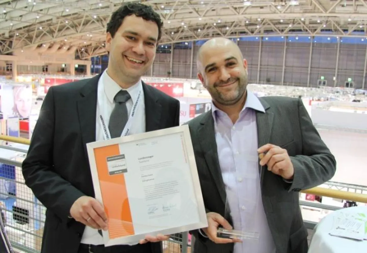 SemVox-CEO Dr. Norbert Pfleger (links) mit dem CSO Jochen ­Steigner.