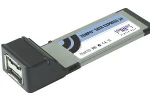 Bild: Externes SATA am ExpressCard/34-Slot – Sonnet Technologies präsentiert Adapterkarte Tempo SATA Express 34