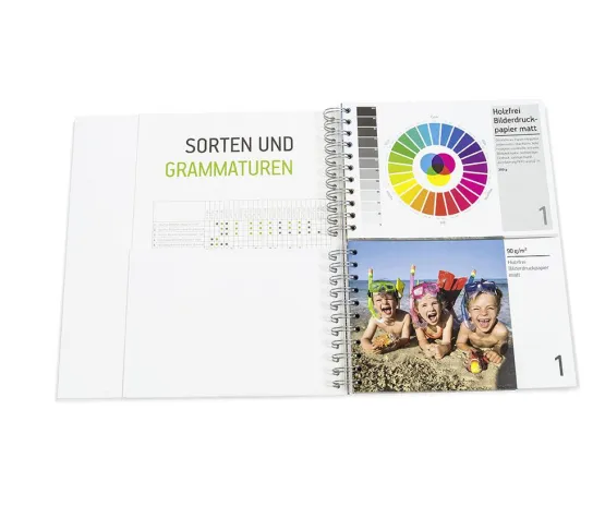 FairPrint Papier und Druckmusterbuch Bild: FairPrint Papier und Druckmusterbuch