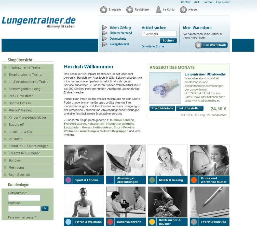 Lungentrainer - Nun komplett neu gestaltet