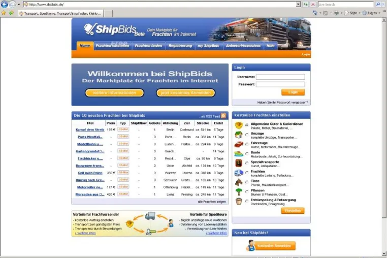 Berliner Frachtbörse ShipBids trumpft mit neuen Features auf Bild: Berliner Frachtbörse ShipBids trumpft mit neuen Features auf