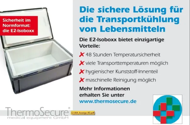 Gut gekühlt ist halb gewonnen: E2-Boxx als temperaturstabile Transportlösung für Lebensmittel Bild: Gut gekühlt ist halb gewonnen: E2-Boxx als temperaturstabile Transportlösung für Lebensmittel