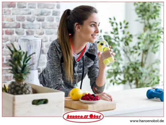 Bild: Bleiben Sie fit – mit Obst, Bewegung und gesunden After-Workout-Shots