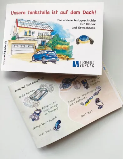 Bild: Partner für Kinderbuch gesucht: Unsere Tankstelle ist auf dem Dach