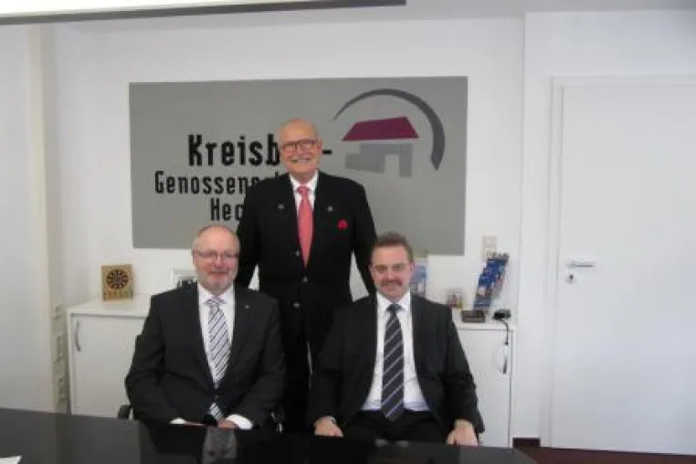 Bild: Vorstandstandsmitglied der Volksbank Hohenzollern im Vorstand der Kreisbau