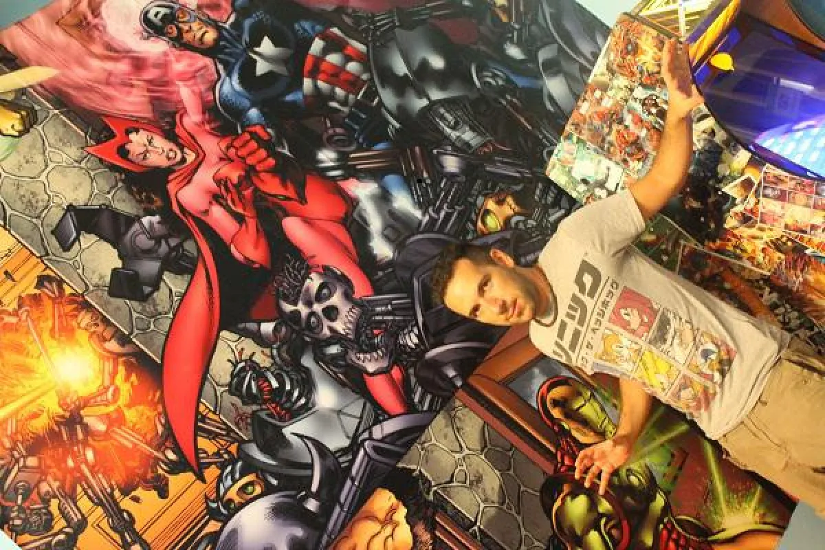 Stefano Sacconi aus Rom, Betreiber des Comics Guesthouse