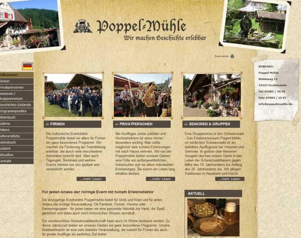 Bild: Historische Eventlocation im Schwarzwald trotz der Finanzkrise