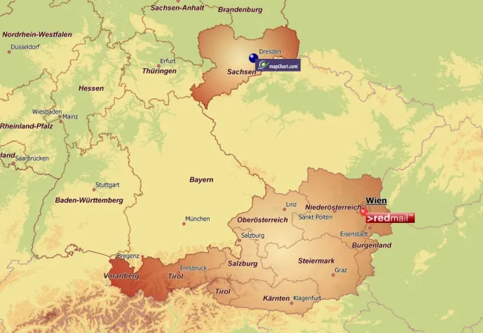 Bild: MapChart.com goes Austria