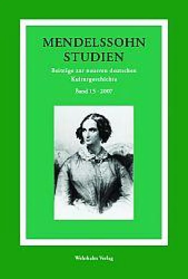 Mendelssohn-Studien Band 15