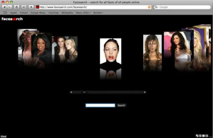 Bild: Google (Inter)Face Innovation aus Österreich - Facesaerch.com