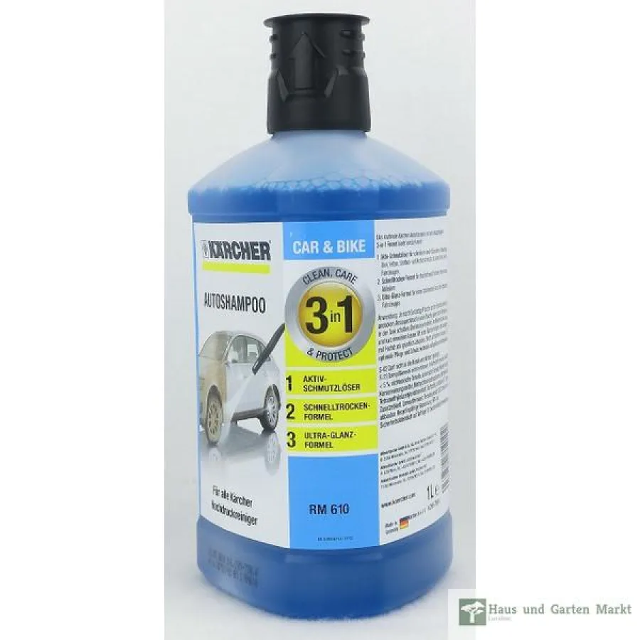 Autoshampoo - Teil des Kärcher - Autopflegeequipments