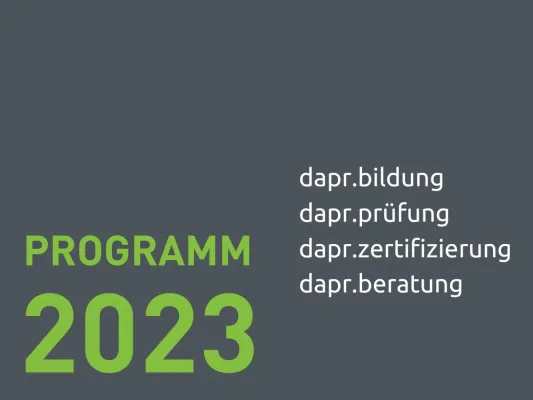 Bild: dapr-Programm 2023 erschienen –  neun neue Intensivtrainings für Kommunikator*innen