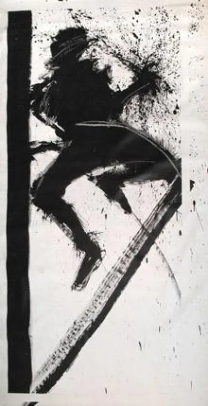 Richard Hambleton, BAR ON LEFT, 1983 Acryl auf Leinwand, 253 x 133 cm Courtesy Woodward Gallery, NY