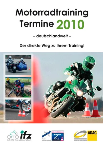 Über 3.000 Termine für Motorradsicherheitstrainings im Angebot Bild: Über 3.000 Termine für Motorradsicherheitstrainings im Angebot