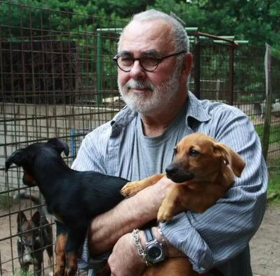 Udo Walz im Tierheim Verlorenwasser