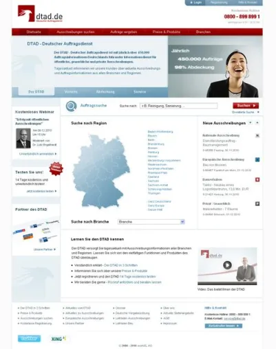 Das Ausschreibungschaos im Griff - Aufträge über den DTAD noch schneller und zuverlässiger finden Bild: Das Ausschreibungschaos im Griff - Aufträge über den DTAD noch schneller und zuverlässiger finden