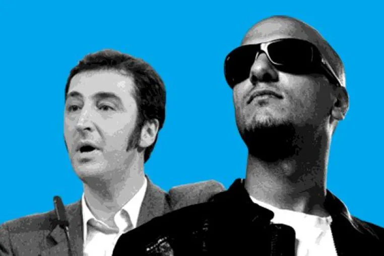 Bild: Politiker Cem Özdemir und Rapper Alpa Gun sprechen über Beruf und Berufung im School Talks Mobil