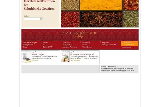 Bild: Sinnlicher Webshop für Alfons Schuhbecks Aromen aus aller Welt