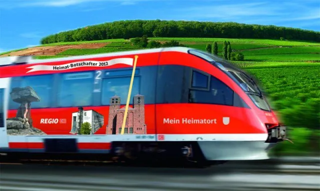 Bild: Heimatbotschafter 2012 Gemeinsame Aktion von DB Regio, Rheinland-Pfalz-Takt und RPR1.