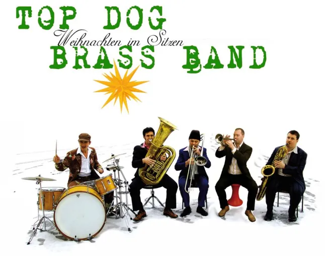Bild: Weihnachten im Sitzen mit der Top Dog Brass Band in Meißen