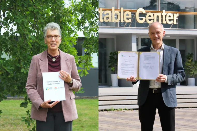 IGZ und World Vegetable Center vereinbaren engere Zusammenarbeit in der Gemüseforschung Bild: IGZ und World Vegetable Center vereinbaren engere Zusammenarbeit in der Gemüseforschung