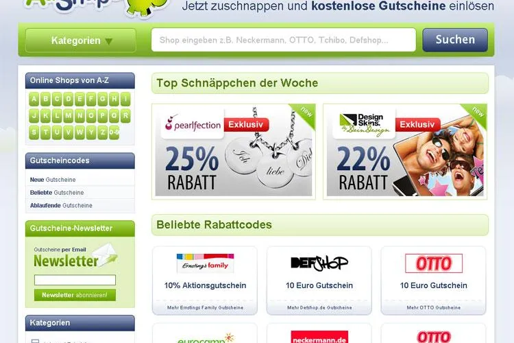 Gutscheine werden immer beliebter - Relaunch von adsnaper.de Bild: Gutscheine werden immer beliebter - Relaunch von adsnaper.de