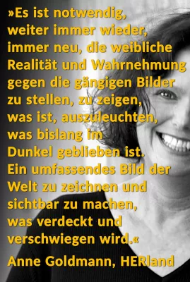 Bild: Autorinnen-Netzwerk HERland lobt zum 2.  Mal das Anne-Goldmann-Stipendium aus