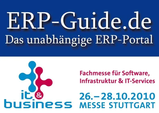 Bild: Die Stuttgarter Fachmesse IT & Business und das Internet Portal „ERP-Guide.de“ werden Partner.