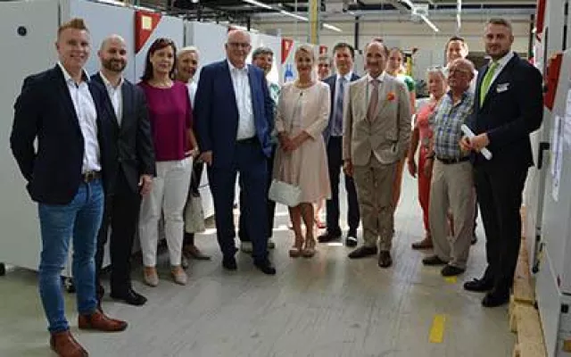 Bild: Hoher Besuch bei BINDER