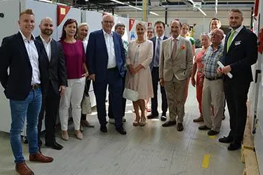 Hoher Besuch bei BINDER Bild: Hoher Besuch bei BINDER
