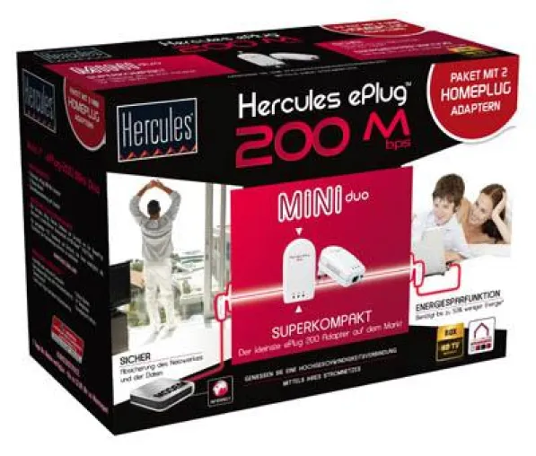 ePlug™ 200 Mini: Stromnetzwerk-Adapter im Kleinformat Bild: ePlug™ 200 Mini: Stromnetzwerk-Adapter im Kleinformat