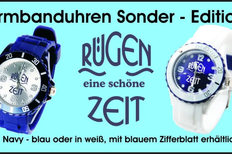 Bild: Armbanduhr „Rügen - eine schöne Zeit“ kommt zu Ferienbeginn
