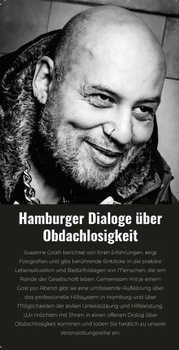 Bild:  Unsere Hamburger Dialoge über Obdachlosigkeit mit Leben im Abseits e. V.