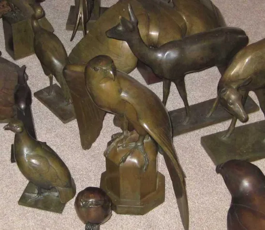 Bild: Wilhelm Krieger (1877 Norderney -1945 Herrsching) Tierbildhauer