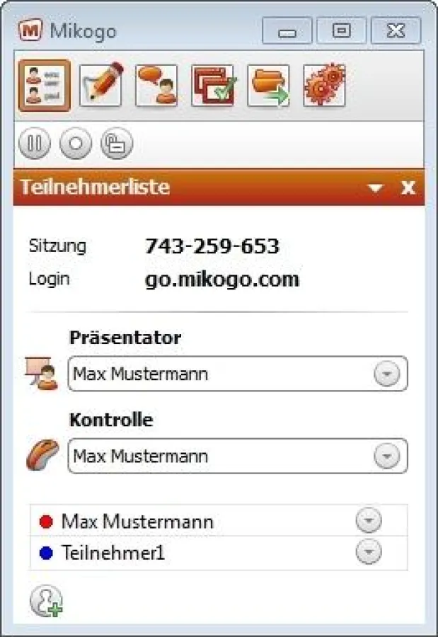 Die neue Mikogo Benutzeroberfläche