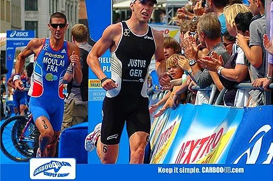 Bild: Carboo4U Top Triathleten Steffen Justus und Johnny Zipf setzen in London die WM-Serie fort